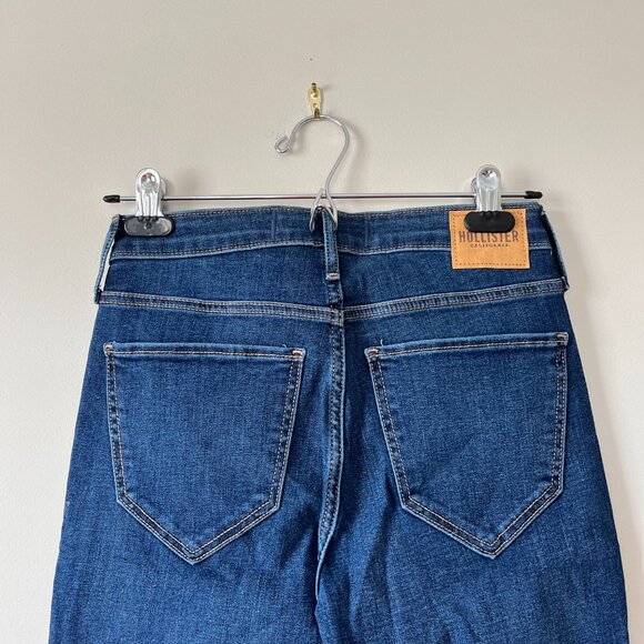 Hollister High-Rise Vintage Flare Jeans w/Side Slit Stretch Denim Women’s 27 NWT - Picture 5 of 8